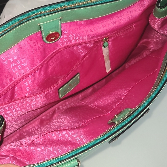 Kate Spade Green Satchel NWOT - Picture 8 of 9